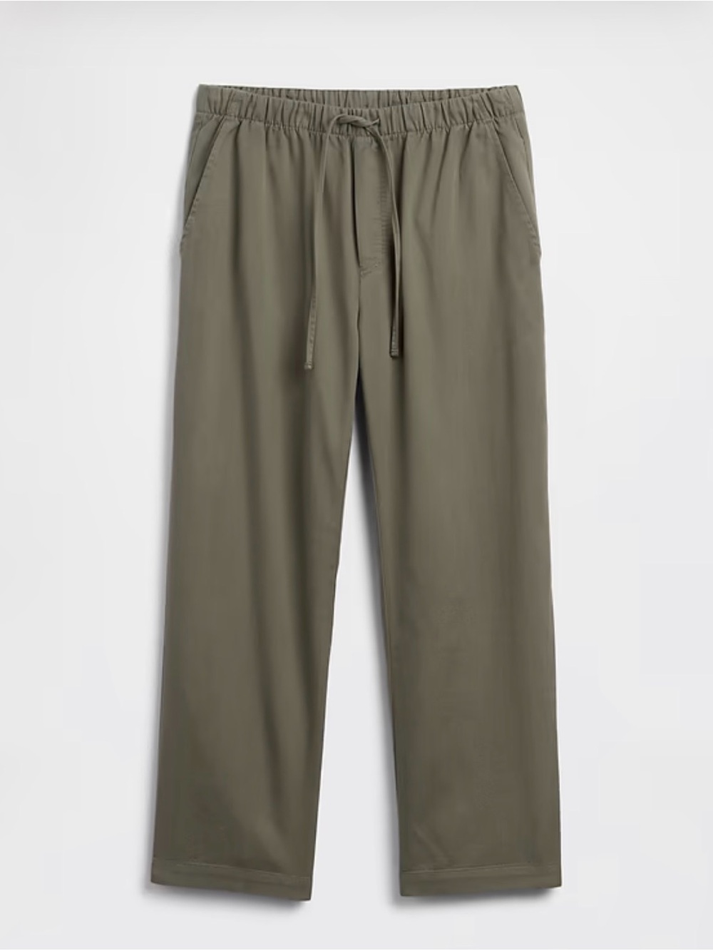 GAP Midrise Easy Twill Pants in Green